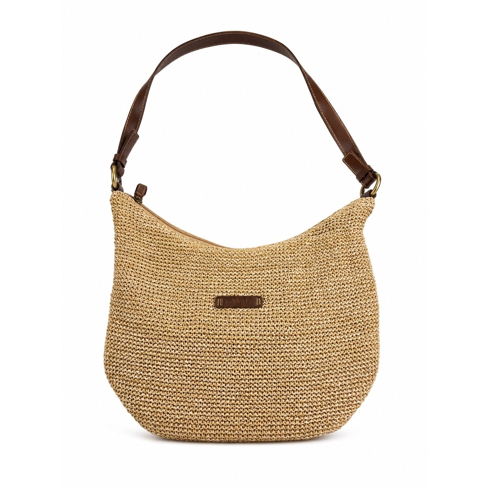 Rosetti Vintage Y2K Boho Woven Straw Vacation Summer Hobo Shoulder Bag